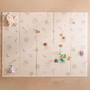 77" x 58" Nuby Reversible Baby Floor Mat (Star Pattern) $20