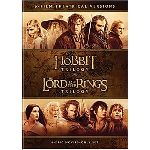 6-Film Lord of the Rings Middle Earth Theatrical Collection (DVD) $13.50