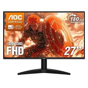 27" AOC G27MC36N 1080p 180Hz 0.5ms IPS Gaming Monitor $70 + Free S&H