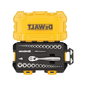 34-Piece DeWalt 1/4" & 3/8" Drive Socket Set (SAE/Metric) $20 + Free S/H for Prime Members