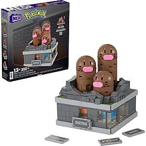 350-Piece 5'' Mega Pokémon Mini Motion Dugtrio Building Toy Set $7.80