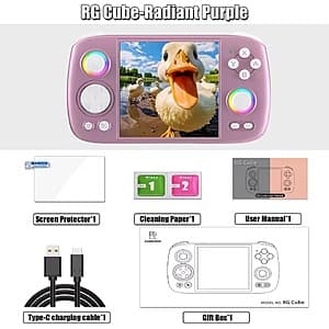 128GB Anbernic RG Cube Retro Gaming Handheld + 128GB microSD $126.20 + Free Shipping