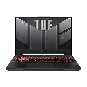 ASUS TUF A15 Laptop: 15.6" FHD IPS, Ryzen 5 7535HS, RTX 4060, 16GB DDR5, 512GB SSD $680 + Free Shipping