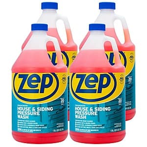 4-Pk 1-Gal ZEP House & Siding Pressure Wash Concentrate Cleaners $11.55 w/ Subscription + Free S&H