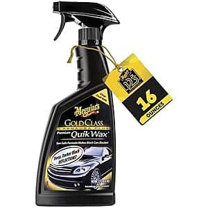 16-Oz Meguiar's Gold Class Carnauba Quik Wax Spray $8.70