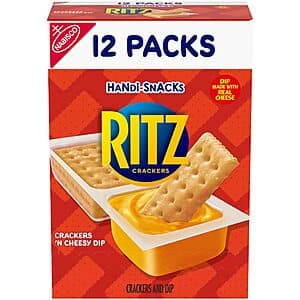 12-Count Ritz Handi-Snacks Crackers 'N Cheesy Dip Snack Packs $4.20 w/ Subscribe & Save