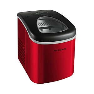 Frigidaire 26-lbs. Countertop Ice Maker (Red Stainless Steel) $49.20 + Free Shipping