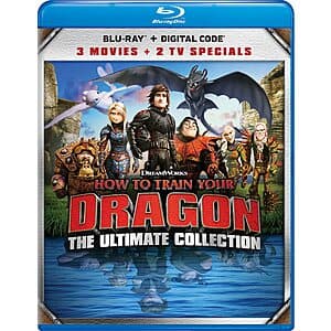 How to Train Your Dragon: The Ultimate Collection (Blu-ray + Digital) $15