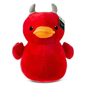 13.5" Way to Celebrate Quackerz Halloween Plush Toy (Duck Devil or Duck Werewolf) $3.25