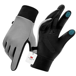 GXCROR Windproof Touchscreen Winter Gloves w/ 3M Thermal Insulation from $7.50