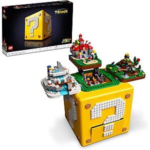Prime Members: 2064-Piece LEGO Super Mario 64: Question Mark Block Building Set $140 + Free S/H
