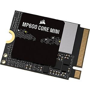 2TB Corsair MP600 CORE Mini M.2 NVMe PCIe x4 Gen4 Solid State Drive $140 + Free Shipping