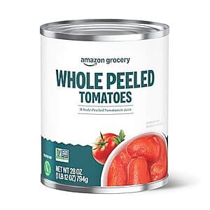 28-Oz Amazon Grocery Whole Peeled Tomatoes $0.80 w/ Subscribe & Save