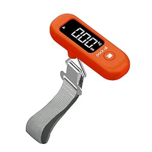 Pack All 110-Lbs Digital Handheld Luggage Scale (Orange or Navy) $4.50