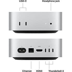 Apple Mac Mini Desktop w/ M4 Chip (2024): 16GB RAM / 512GB SSD $669 & More + Free Shipping