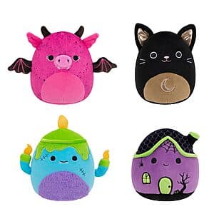 4-pk 5" Squishmallows Original Halloween Plush $8