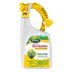 Prime Members: 32-Oz Scotts Liquid Turf Builder w/ Plus 2 Weed Control Fertilizer $12.40