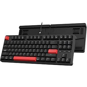 Keychron C3 Pro QMK/VIA Custom Wired Gaming Keyboard (Red or Brown Switches) $25