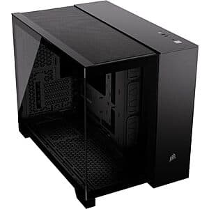 CORSAIR 2500X Micro ATX Dual Chamber PC Case (Black) $50 + Free Shipping