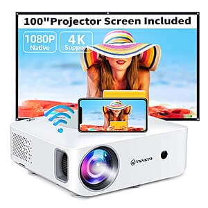 Vankyo Leisure E30T Native 1080p 5G WiFi Projector w/ 100" Screen $31