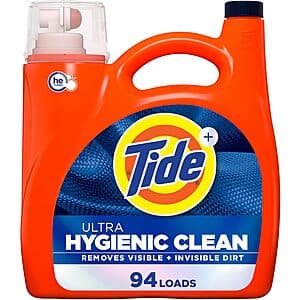 132-Oz Tide Ultra Hygienic Clean Liquid Laundry Detergent (Original) 4 for $44.50 w/ S&S + Free S&H