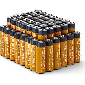 Select Amazon Accounts: 48-Pack Amazon Basics AA Alkaline 1.5V Batteries $10.80 w/ Subscribe & Save