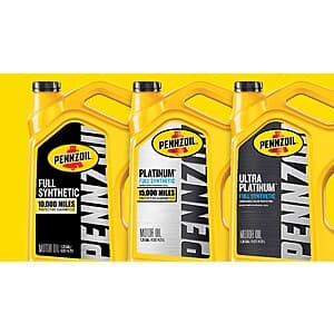 Pennzoil Reward Offer: Buy 10-Qts Pennzoil Ultra Platinum Full Synthetic Motor Oil Earn $30 eGift Card & More (Valid thru 8/31)