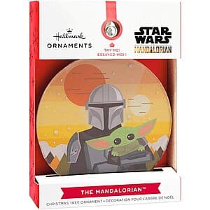 Hallmark Star Wars: The Mandalorian w/ Grogu Lighted Christmas Ornament $3.65