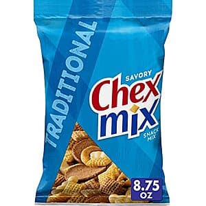 8.75-Oz Chex Mix Snack Bag (Traditional) $1.80