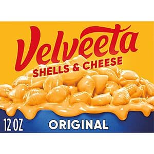 12-Oz Velveeta Shells & Cheese Pasta (Original) $0.95 or Less w/ Subscribe & Save