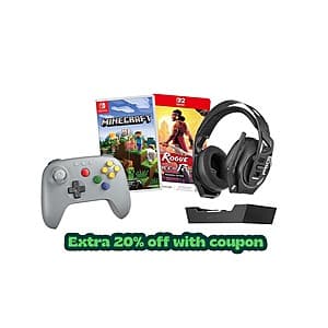 Woot! Summer of Gaming Sale: Nintendo Switch, Nintendo Switch 2 (various titles) Extra 20% Off & More + Free S&H w/ Amazon Prime