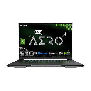 Gigabyte Aero X16 Laptop: Ryzen AI 7 350, 16" 1600p 165Hz, RTX 5060, 32GB DDR5 $1100 + Free S&H