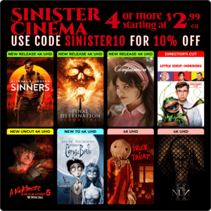 Digital 4K/HD Films: Sinister Cinema: Select Films from $3 Each when You Buy 4 from 4 for $10.80