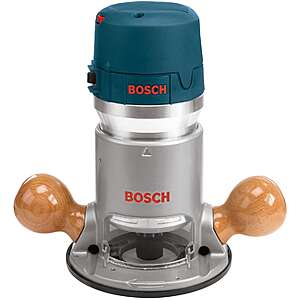 Bosch 1/4" and 1/2" 12-Amp 2.25-HP Variable Speed Fixed Router $139 + Free S&H
