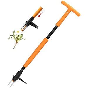 Stand-Up Weed Puller Tool w/ 3-Claw Steel Head $15