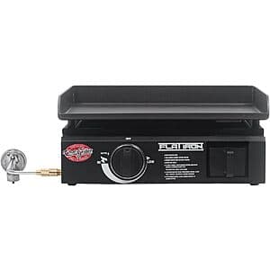 17" Char-Griller Flat Iron Portable Table Top Gas Griddle Propane Grill (Black) $50.10 + Free Shipping
