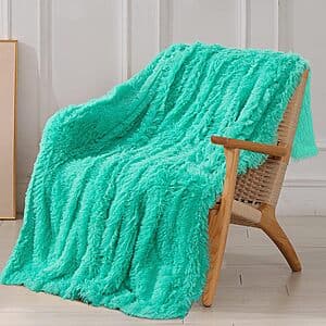 Tuddrom Decorative Extra Soft Faux Fur Blanket (various colors, Twin or Queen) from $10