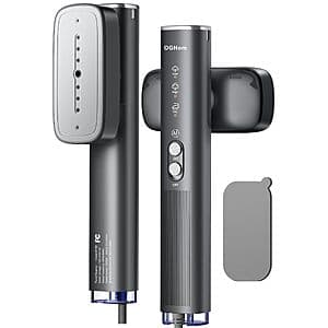 OGHom 1000W 2-in-1 Portable Handheld Clothes Steamer & Iron $20 + Free S&H
