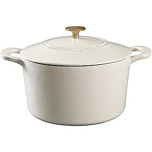7-Quart MARTHA STEWART Gatwick Enamel Cast Iron Dutch Oven (Linen) $33.60 + Free Shipping