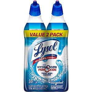 2pk 24oz Lysol Toilet Bowl Cleaner Gel (Ocean Fresh) $3.55 w/ S&S
