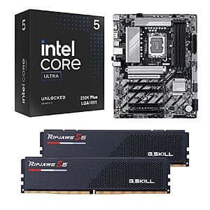 Intel Core Ultra 5 250K Plus + 32GB G.Skill Ripjaws S5 + Gigabyte B860 DS3H WiFi6E $500 (Select Stores) + Free Pickup