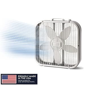3-Speed Lasko 20" Weather-Resistant Motor Box Fan (w/ 1710 CFM Airflow) $19.85