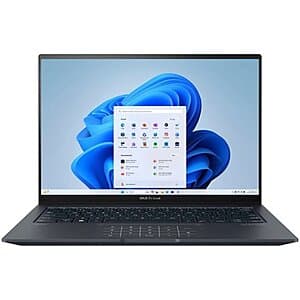 ASUS ZenBook 14X (Open-Box Excellent): 14.5" 2.8K 120Hz OLED Touch, i7-13700H, 16GB DDR5, 512GB SSD $569.99