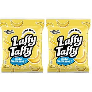2-Pack 3.5-Ounce Laffy Taffy Banana Mini Bars $1.90 w/ S&S