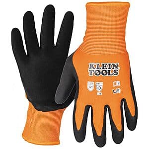 Klein Tools Fleece-Lined Winter Work Gloves (Large) $2.90