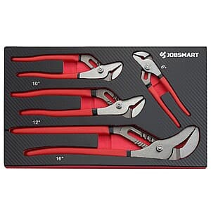 4-Piece JobSmart Groove Joint Pliers Set $13.50 + Free Store Pickup