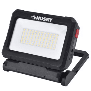 Husky 2500 Lumens Dual Solar Powered Rechargeable Battery LED Light $19.90 + Free S&H