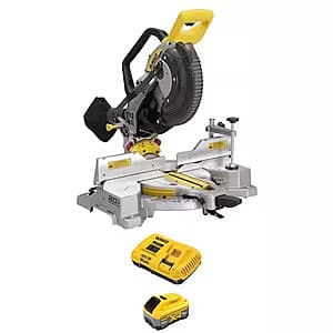 DeWALT 10" 20V MAX XR Cordless Dual Bevel Miter Saw w/ MAX XR 8.0Ah Batt & Charger $429 + Free S&H