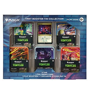 Costco Members: Magic: The Gathering: TMNT: Universes Beyond 5 Tin Collection $40 + Free S&H