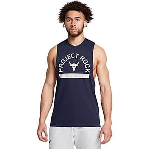 Under Armour Men's Project Rock Payoff Graphic Sleeveless T-Shirt (various colors) from $6.10